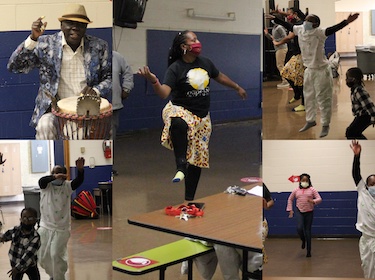  African dance at Moler